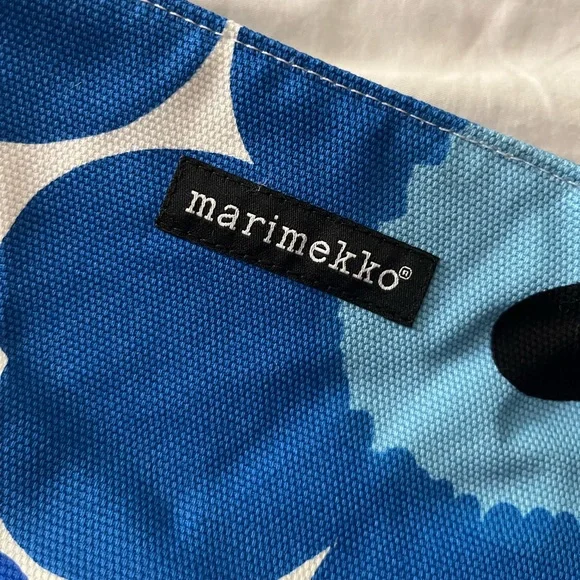 Marimekko blue poppies shoulder bag NWT - Picture 4 of 16